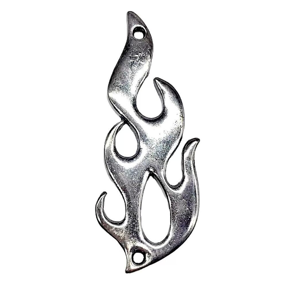 5507 10pc Halloween Charms Bulk Gothic Flame Charms Alloy Flame Charms
